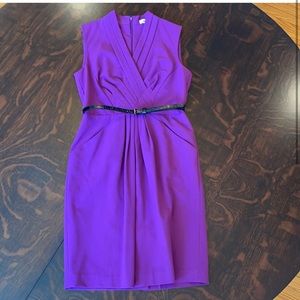 Calvin Klein, Purple Size 4, midi-length, work, office, lined